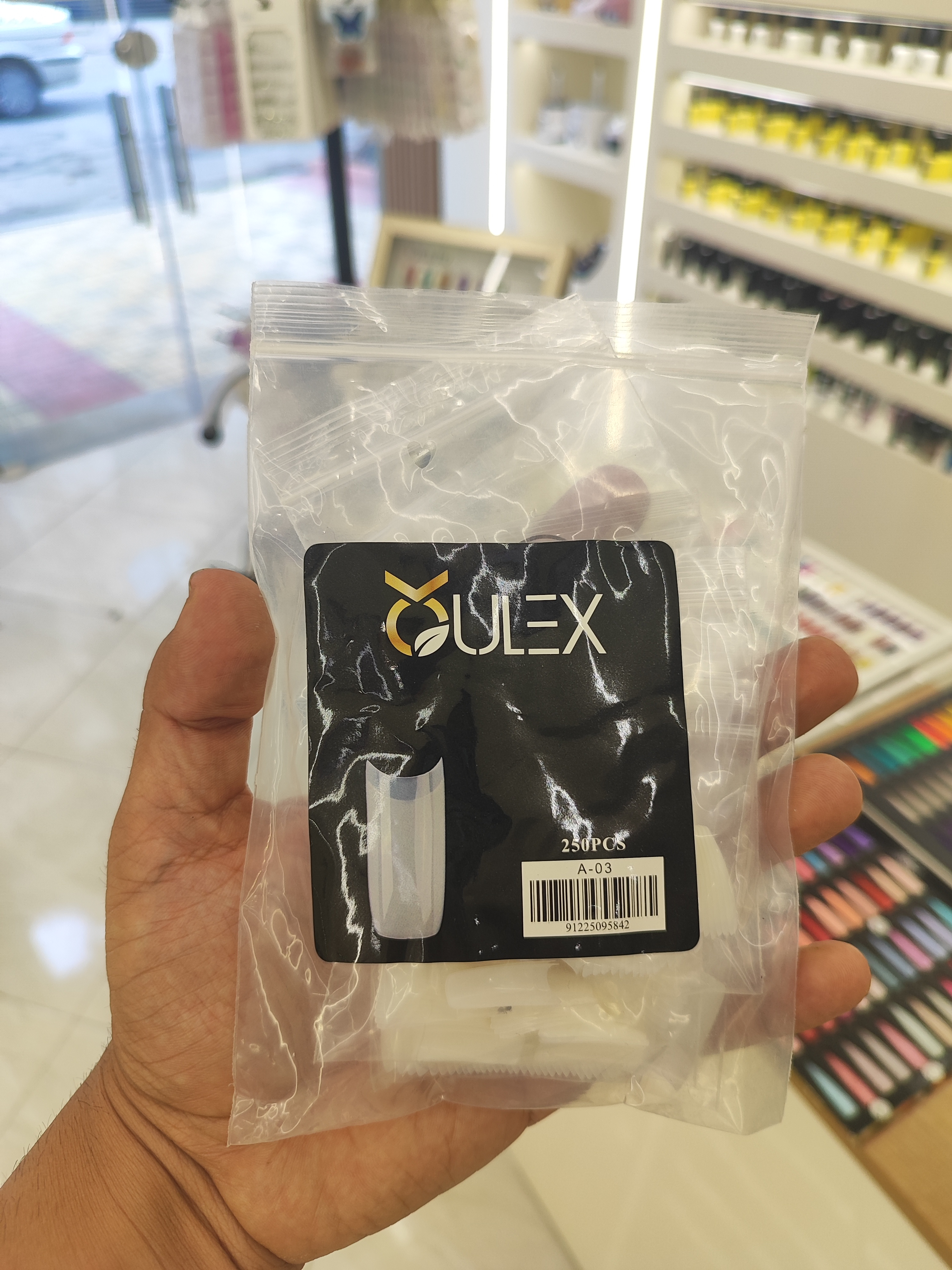 تیپ کاشت ناخن ۲۵۵عددی Ulexشماره های پرکاربرد